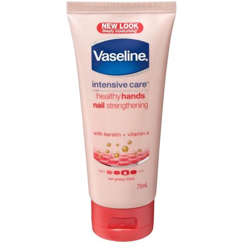 Vaseline Intensive Care Healthy Hands Stronger Nails Lotion 75 Ml Big W