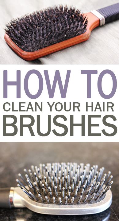 How To Clean Your Hair Brushes 101 Days Of Organization