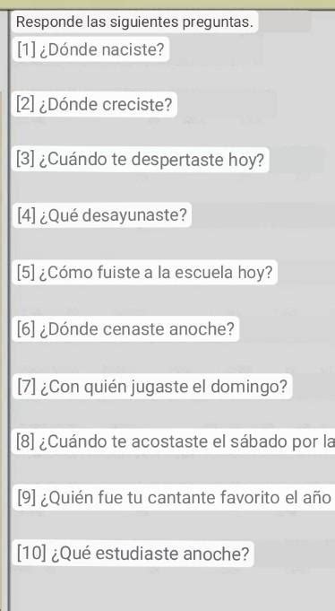 Answer The Following Questionayuda Por Fa Doy Coronita Brainly Lat