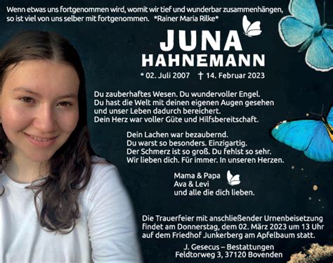 Gedenkkerzen Von Juna Hahnemann Trauer Anzeigen De