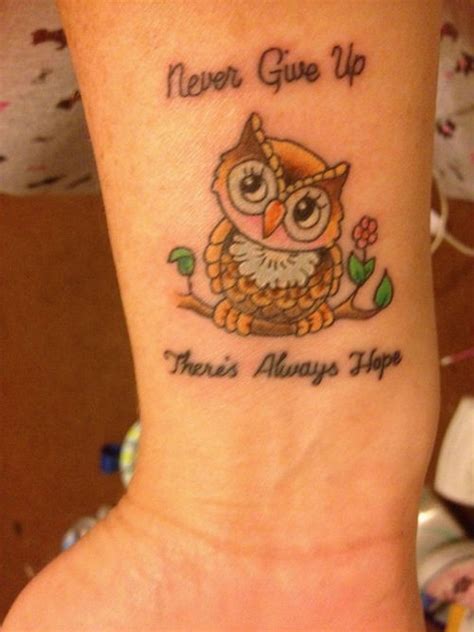 Attractive Owl Wrist Tattoos Design Wrist Tattoo Pictures