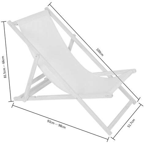 Holz Liegestuhl Klappbar Sonnenliege Gartenliege Strandstuhl