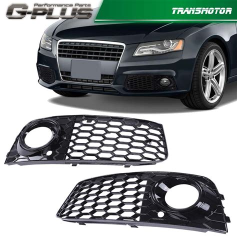 Fit For Audi A B Rs Style Honeycomb Mesh Fog Light Grill