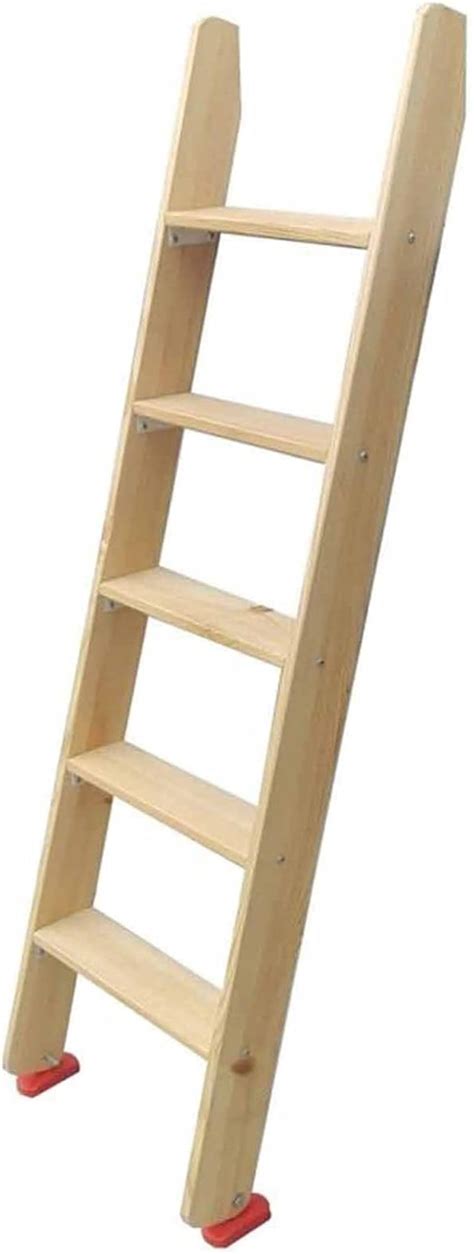 4ft5ft Wood Bunk Ladder For Twin Bunk Bed Home Loft And Library