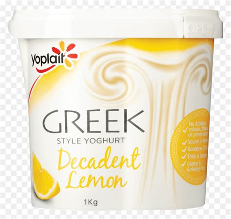 Greek Style Decadent Lemon Yoplait Dessert Food Yogurt Hd Png