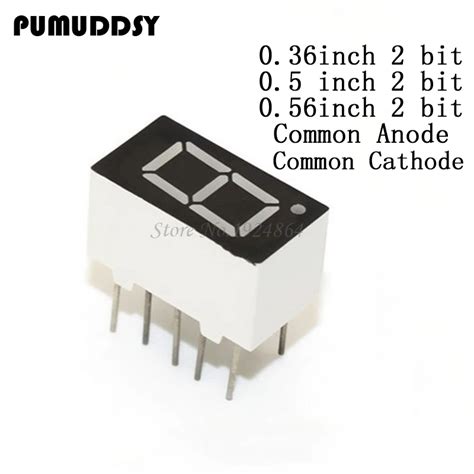 Pcs Segment Common Cathode Common Anode Bit Digital Tube Inch