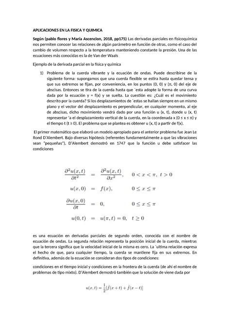 Aplicaciones En La Fisica Y Quimica Aplicaciones En La Fisica Y Quimica Según Pablo Flores Y