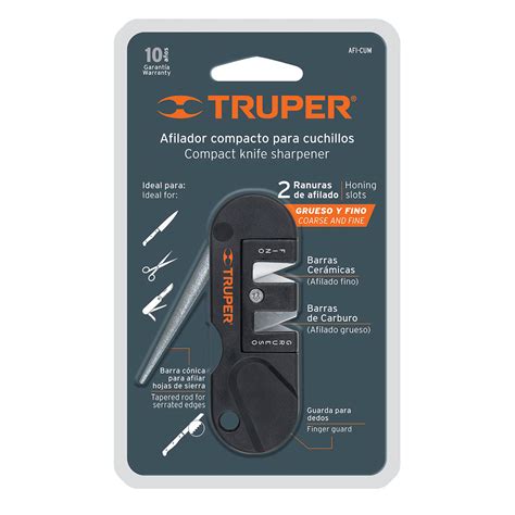 Afilador Para Cuchillos Cm Negro Truper The Home Depot M Xico