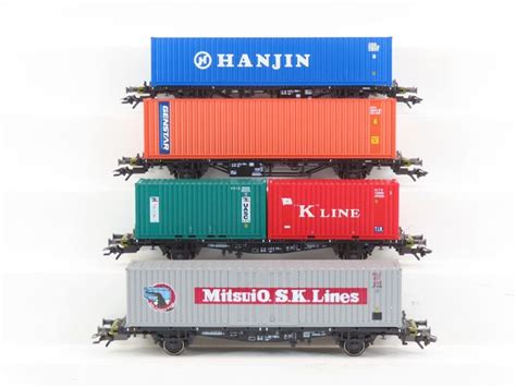 Märklin H0 4515 Freight wagon set 4 piece container Catawiki