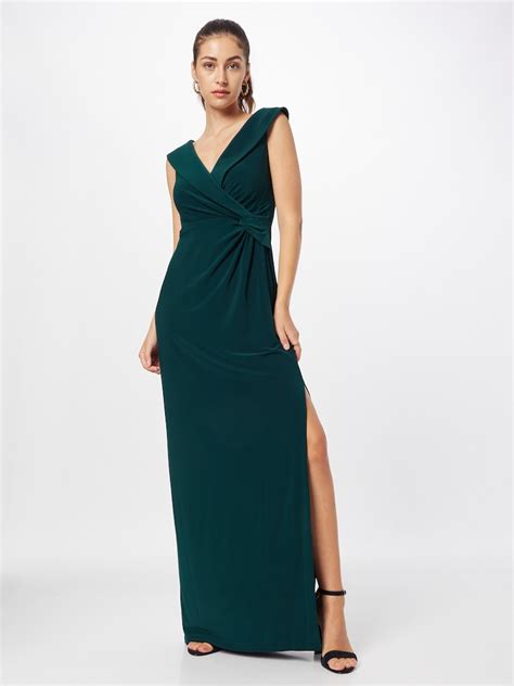 Lauren Ralph Lauren Evening Dress Leonidas In Dark Green About You