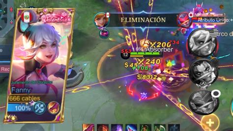 AGGRESSIVE FANNY GAMEPLAY SOLO RANK Mobile Legends Pe 666 Cables