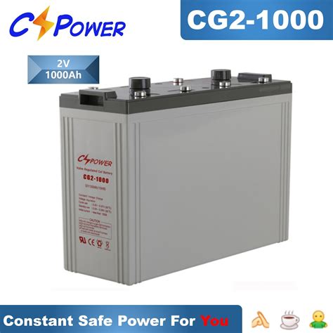 Cspower Battery 2V1000ah Deep Cycle Solar Gel Battery 2V Cells Life