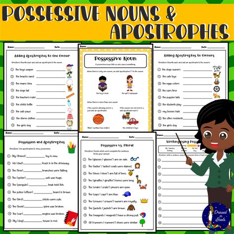 Possessive Apostrophe Practice