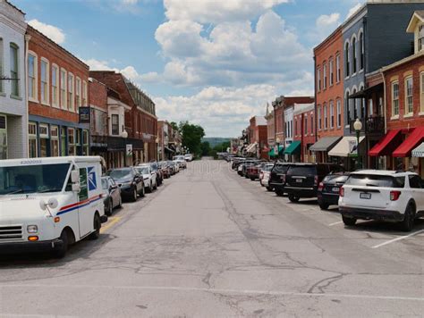 Downtown Main Street In Weston Mo Editorial Photo Image Of Main