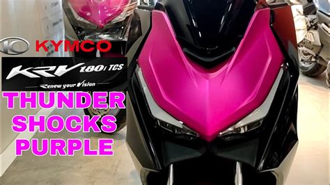 2022 Kymco KRV 180i TCS Thunder Shocks Purple Ganda Ng Color