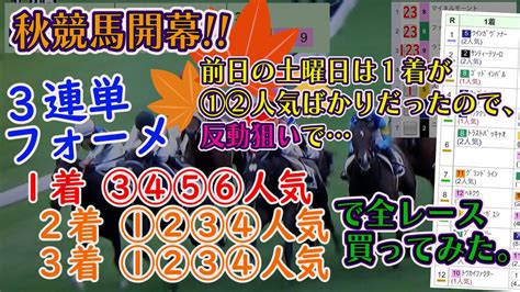 【競馬検証】前日の反動狙いで3連単アタマ③④⑤⑥人気で買ってみた。 Youtube