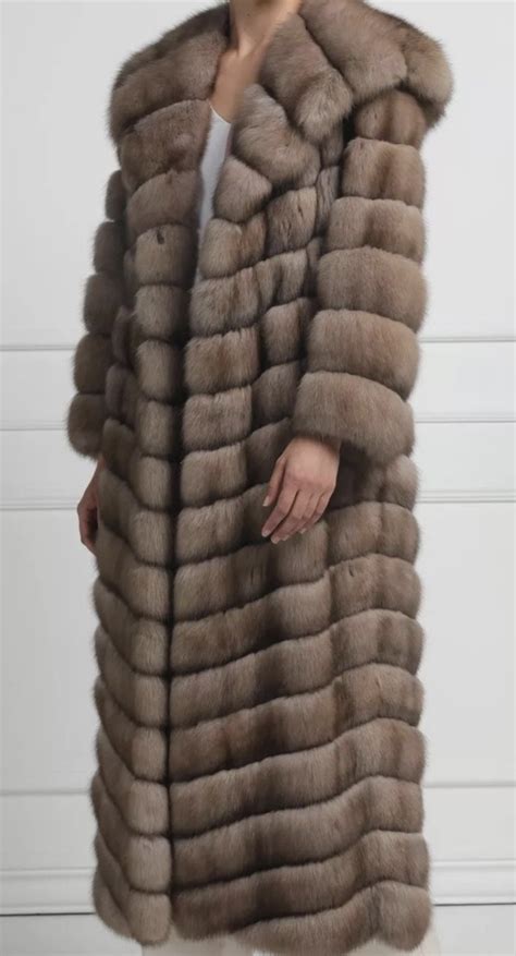 Sable Fur Coat Fur Fashion