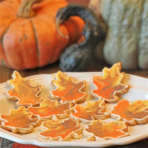 Autumn Leaf Cookies