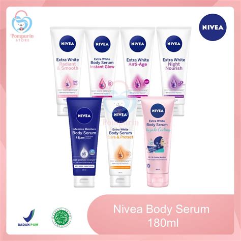 Jual Nivea Body Serum Extra White 180ml Radiant Smooth Instant Glow