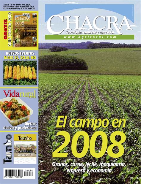 Revista Chacra Nº 926 Enero 2008 By Revista Chacra Issuu