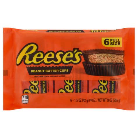 Reeses Peanut Butter Cups Milk Chocolate And Peanut Butter Full Size