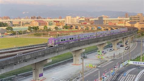 桃園機場捷運 A3新北產業園區站 列車離站 Youtube