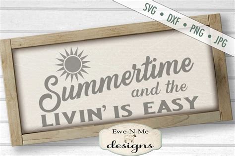 Summertime Livin Is Easy SVG DXF Files