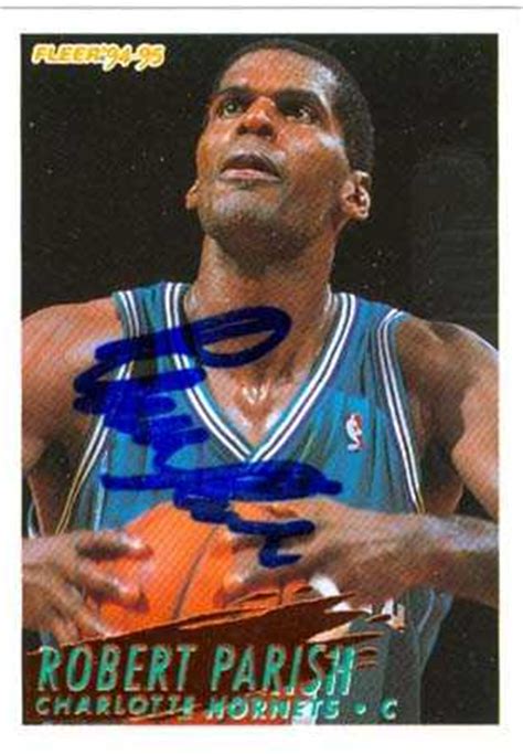 Robert Parish autographed Basketball Card (Charlotte Hornets) 1994 ...