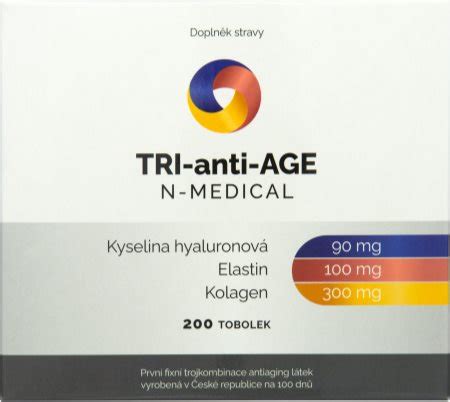 N Medical Tri Anti Age Tobolky Pre Kr Sne Vlasy Ple A Nechty Notino Sk