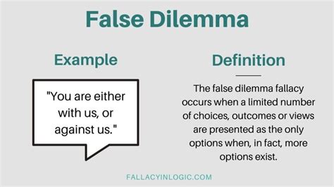 Dichotomy Meaning : False Dichotomy Meaning In Philosophy : In other words, this couple of parts ...