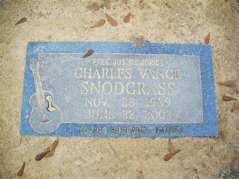 Charles Vance Snodgrass 1939 2002 Find A Grave Memorial