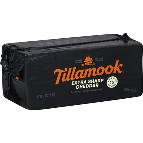 Tillamook Extra Sharp Cheddar Cheese Block 2 Lb Instacart