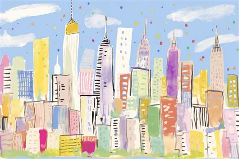 New york city art metropolis | Premium Photo Illustration - rawpixel