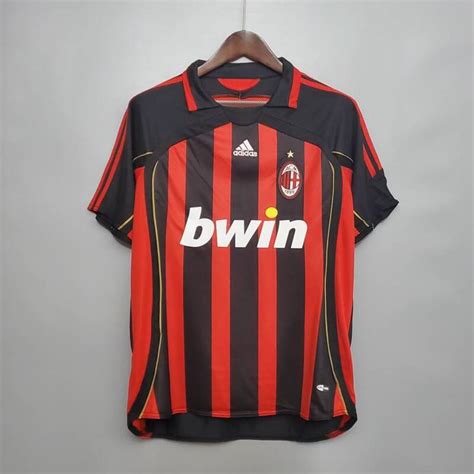 Camiseta AC Milan 06 07 Retro Football Shirts Retro Shirts Milan