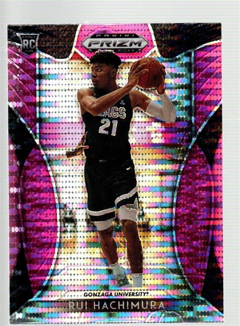 2019 20 Panini Prizm Draft Picks Prizms Pink Pulsar 73 Rui Hachimura