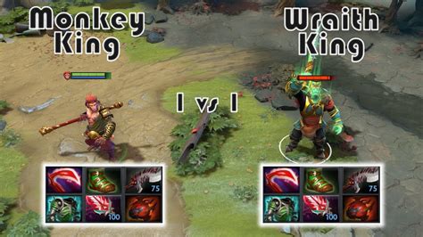 Monkey King Vs Wraith King Same Items King Vs King 😱😱 Who Win