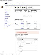 Module Mastery Exercise Sb Hum Pdf Module Mastery