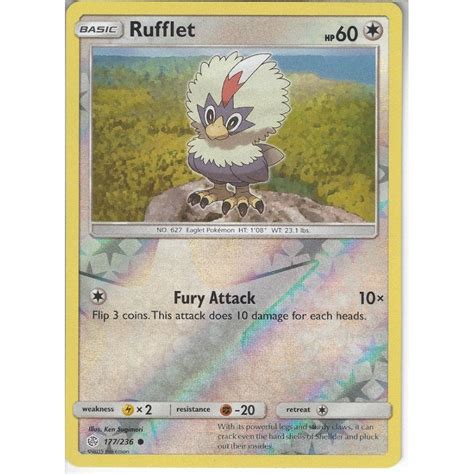 Pokemon Trading Card Game Rufflet Common Reverse Holo Sm