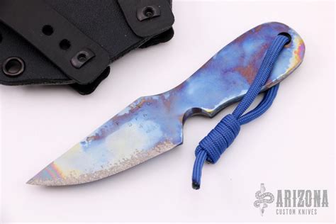 Prototype Titanium Neck Knife Arizona Custom Knives