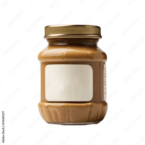 jar of peanut butter isolated on transparent png background Stock Photo ...