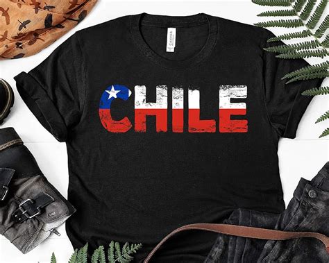 Chile Flag Shirt Chile Tshirt Chile Shirt Vintage Chile