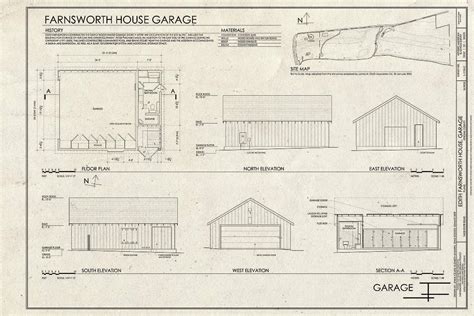 Farnsworth House Section