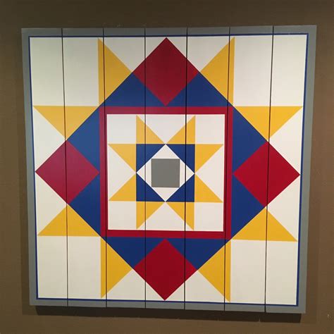 Ohio Star Barn Quilt On Western Red Cedar Etsy