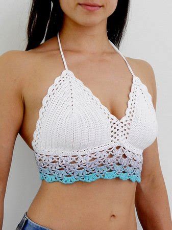 Crochet Pattern Bikini Top LIZA No E