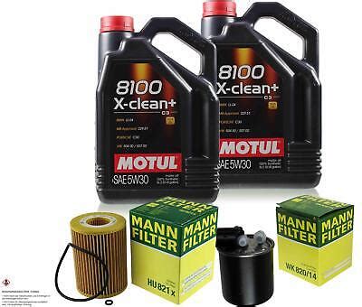 Mann Inspektionspaket L Motul X Clean W F R Mercedes Benz