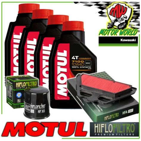 Kit Tagliando Olio Motul W Filtri Kawasaki Z Z Zr