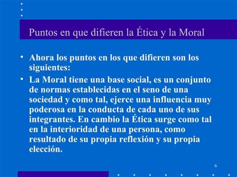 Diferencias Entre Etica Y Moral Itsf Ppt