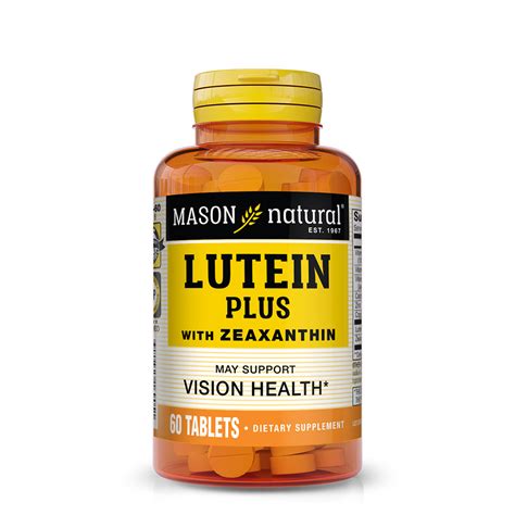 Lutein Plus With Zeaxanthin Mason Vitamins