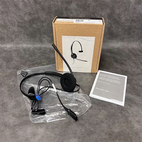 Plantronics Encorepro Hw510 Mono Headband Noise Canceling Qd Headset 89433 01 17229144699 Ebay