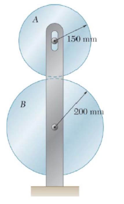 Solved Two Friction Disks A And B Are To Be Brought Into Chegg